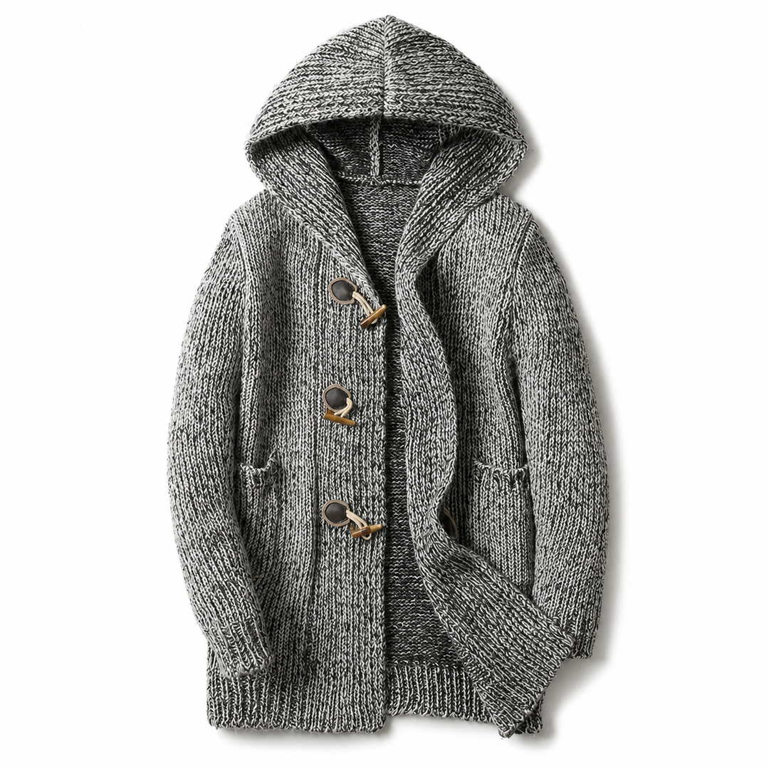 Raevan - Cardigan com capuz de toque suave