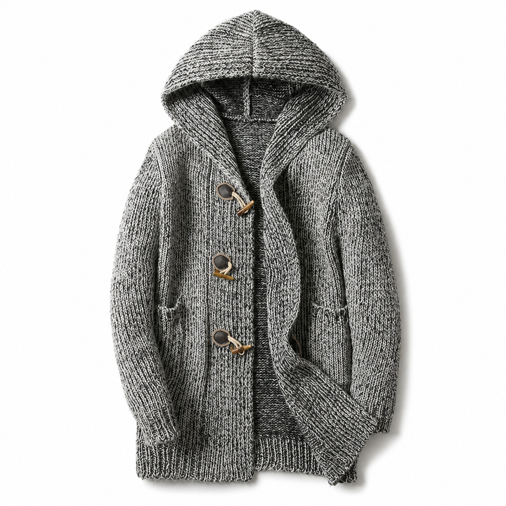 Raevan - Cardigan com capuz de toque suave