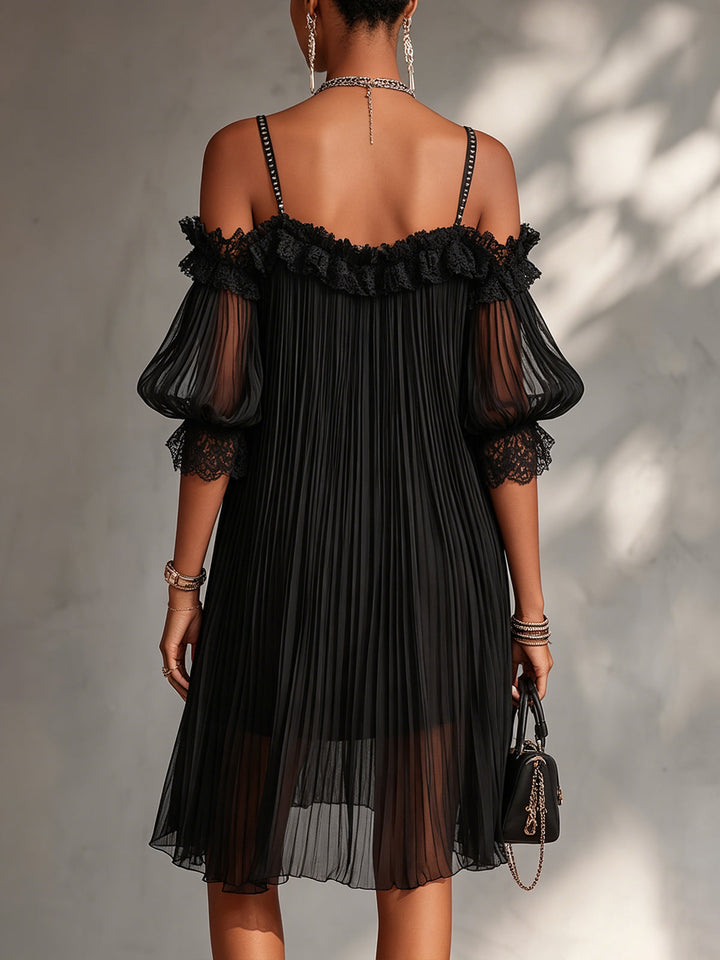 Leorina - Minivestido elegante de alças