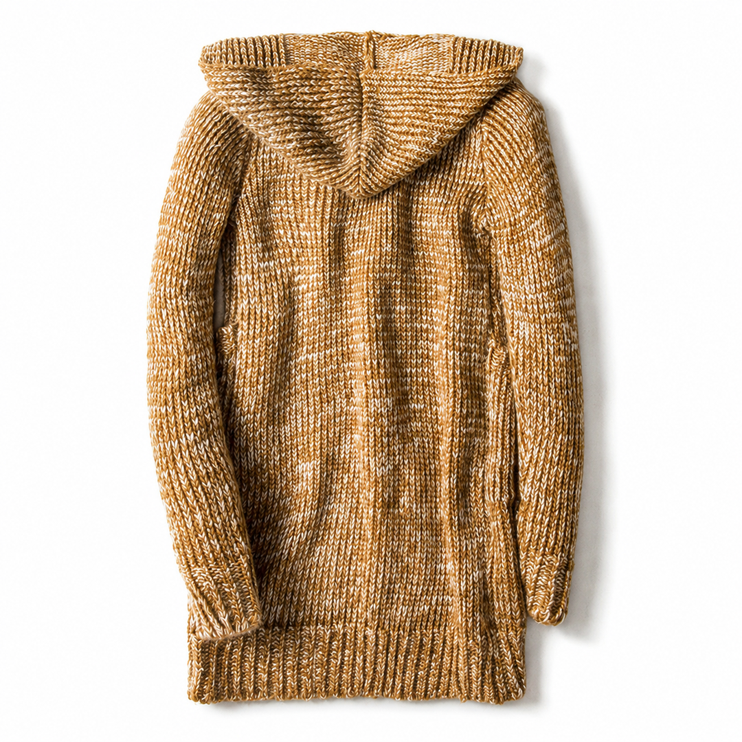 Raevan - Cardigan com capuz de toque suave