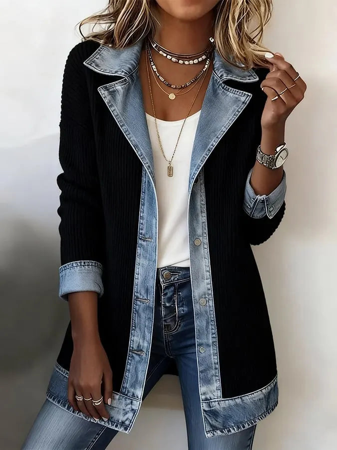 Zyrelle - Cardigan casual de malha com botões