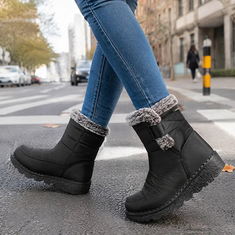 Adina - Botins de inverno com pelo