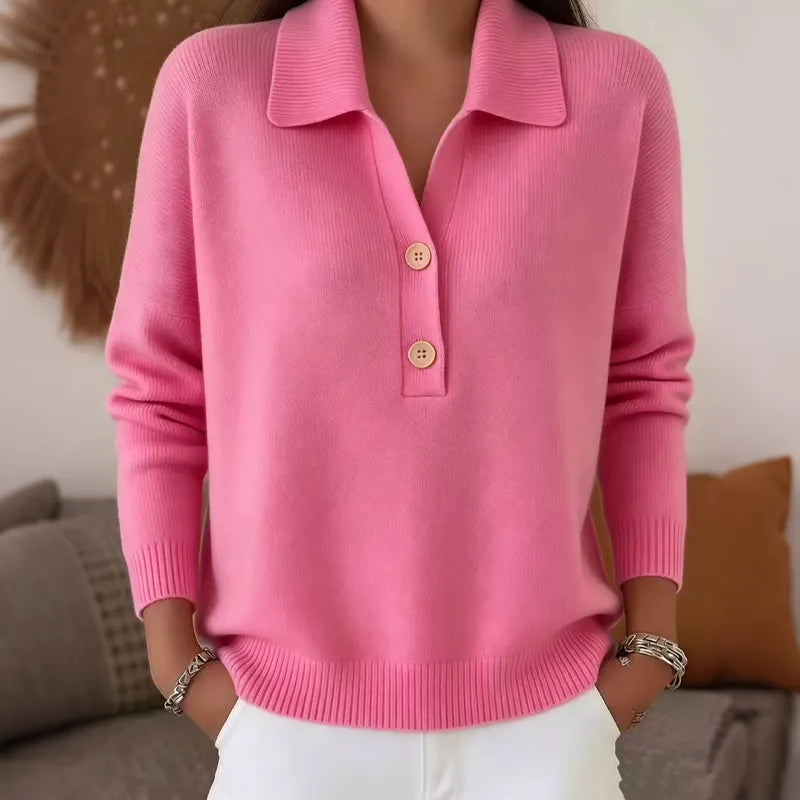 Belisara - Camisola com decote em V e toque suave