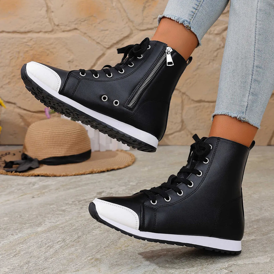 Deloriane - Botins casuais com atacadores