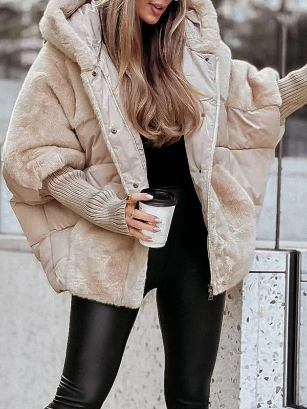 Audra - Casaco acolchoado de inverno com capuz