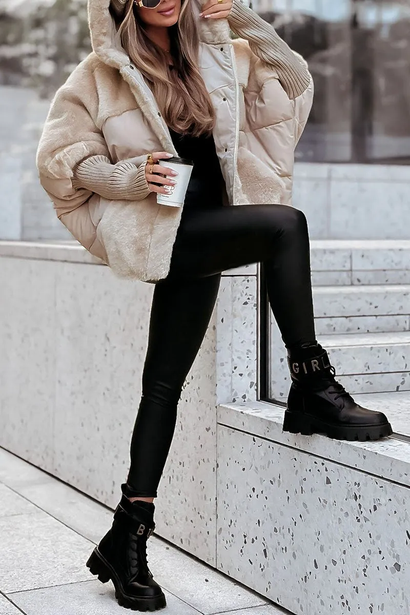 Audra - Casaco acolchoado de inverno com capuz