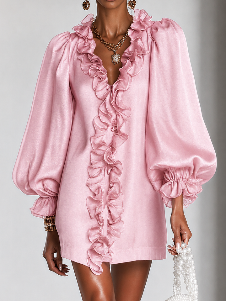 Amarina - Vestido mini com brilho