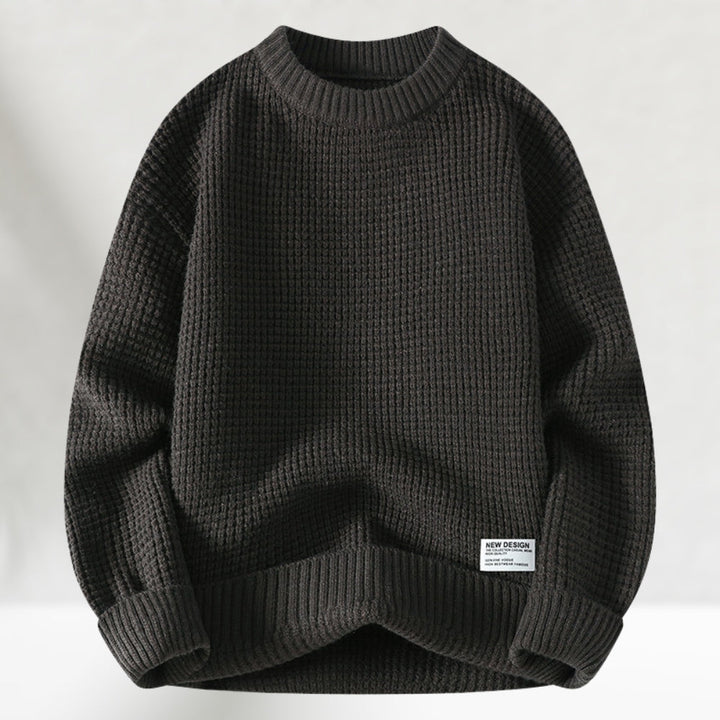 Eldric - Camisola em malha waffle