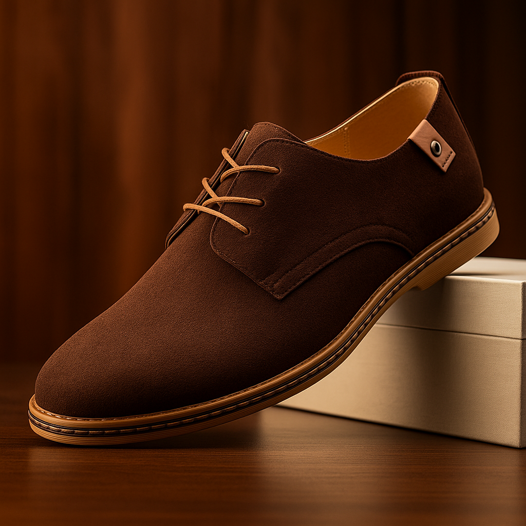 Blaine - Sapatos de atacadores texturizados