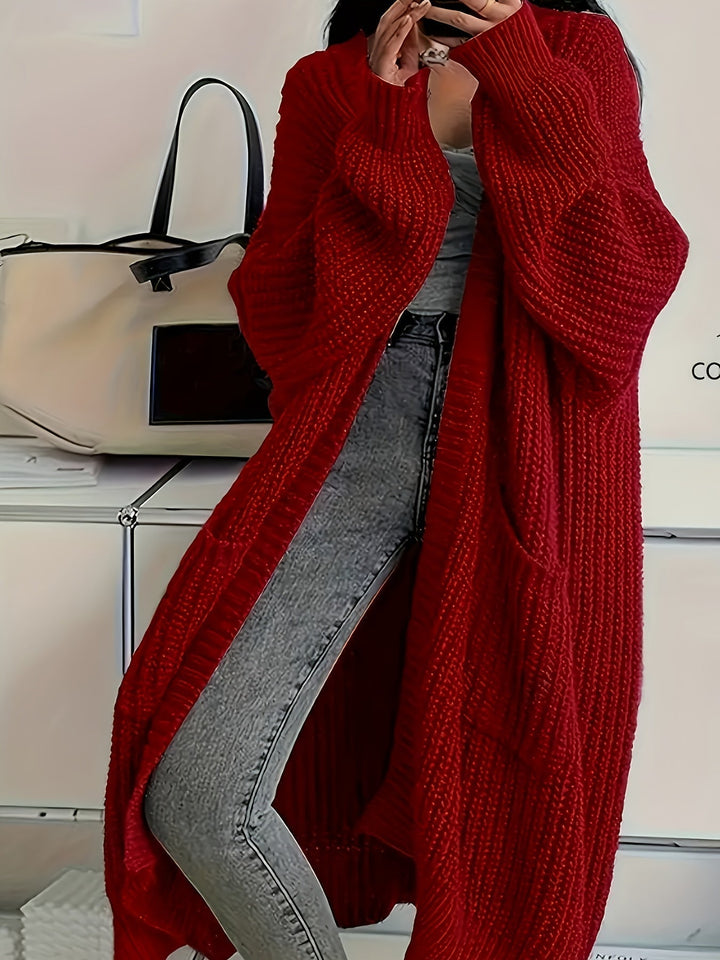 Rosalienne - Cardigan comprido com toque suave