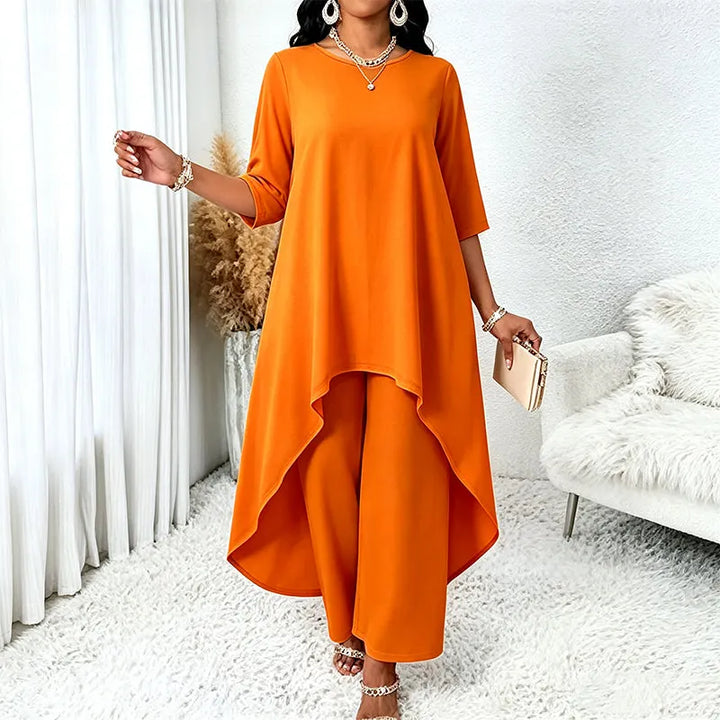 Laurivelle - Vestido longo de tamanhos grandes com toque suave