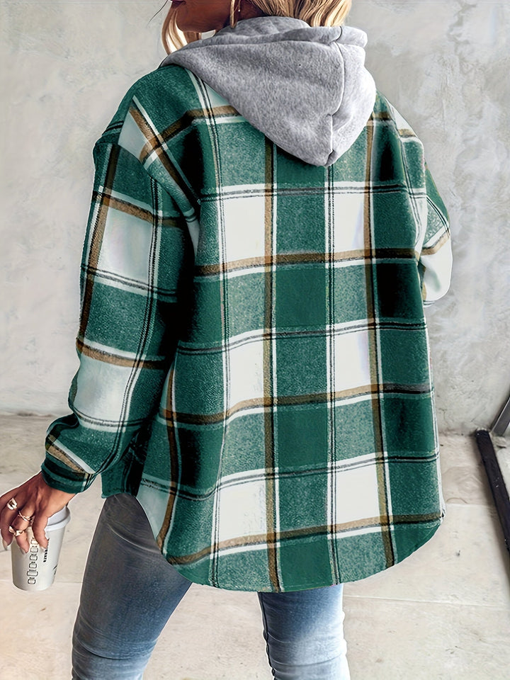 Genevessa - Sobrecamisa com capuz e toque suave