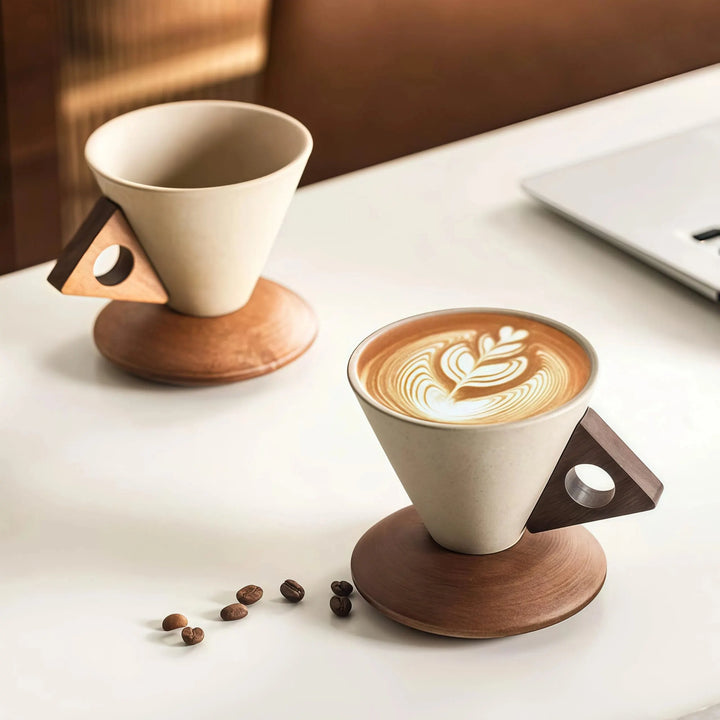 Mabel - Caneca de café cónica premium
