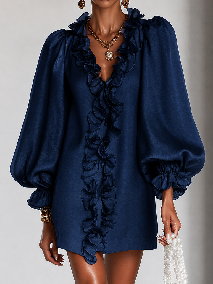 Amarina - Vestido mini com brilho