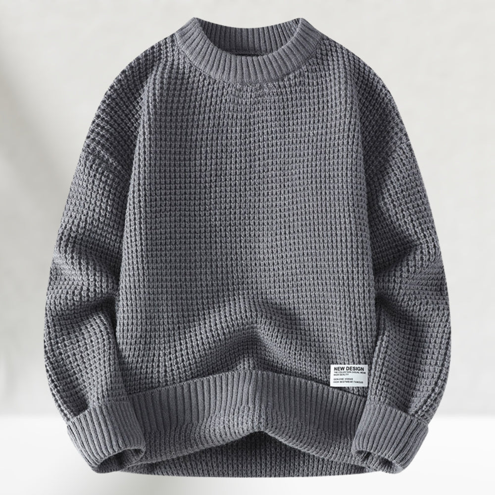 Eldric - Camisola em malha waffle