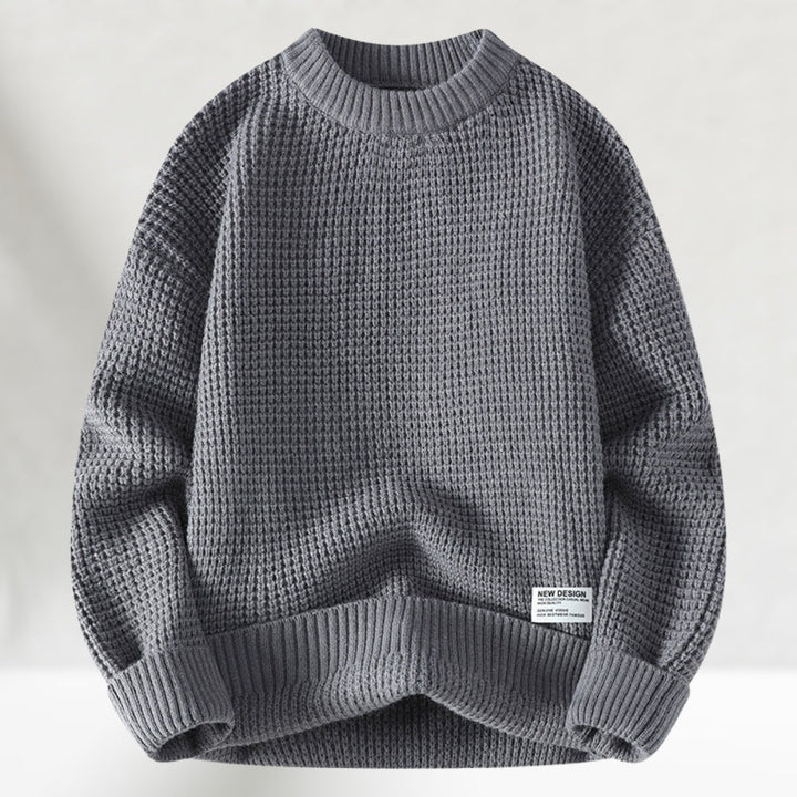 Eldric - Camisola em malha waffle