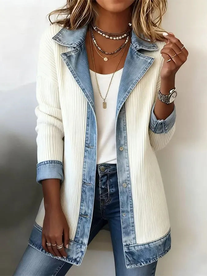 Zyrelle - Cardigan casual de malha com botões
