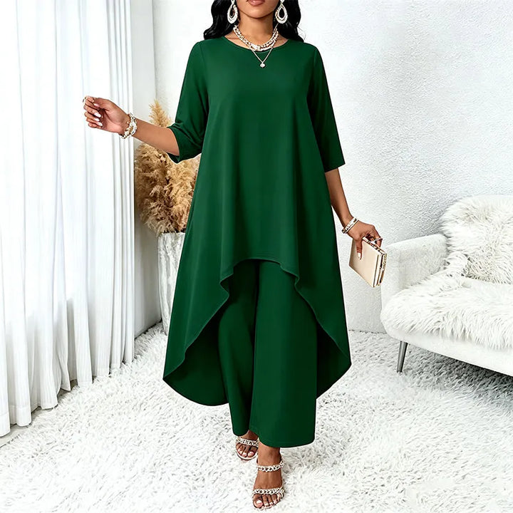 Laurivelle - Vestido longo de tamanhos grandes com toque suave