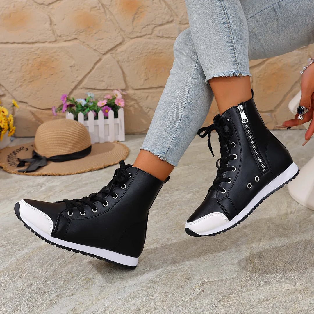 Deloriane - Botins casuais com atacadores