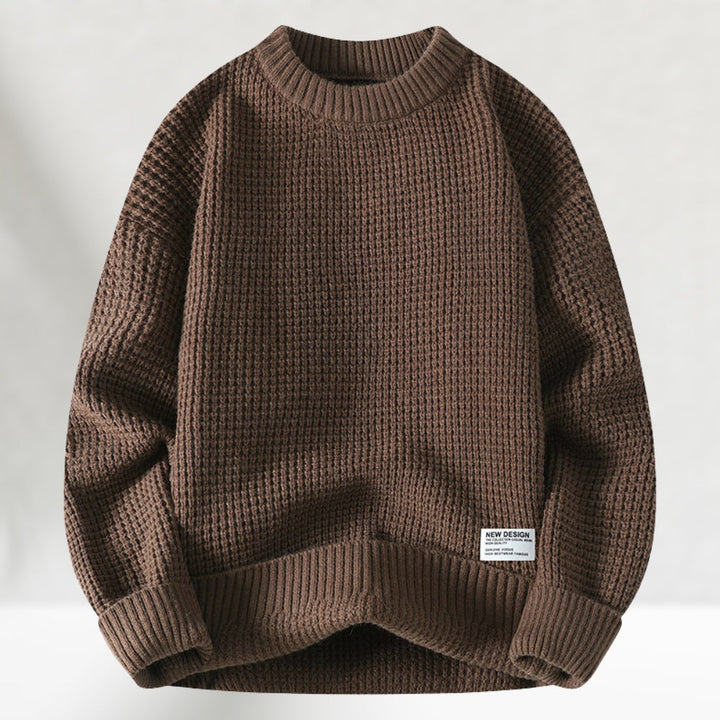 Eldric - Camisola em malha waffle