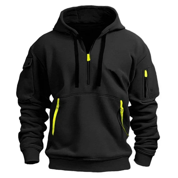 Daevric - Sweatshirt com capuz de toque suave