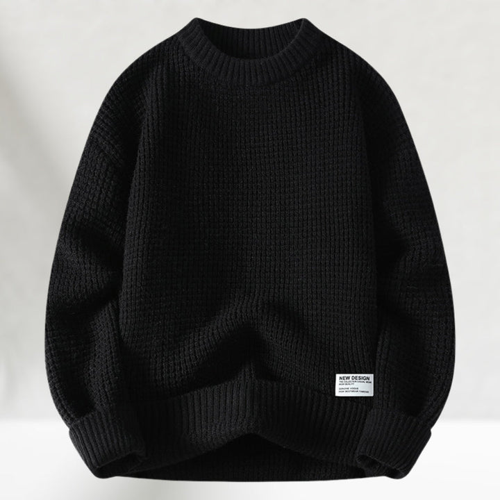 Eldric - Camisola em malha waffle