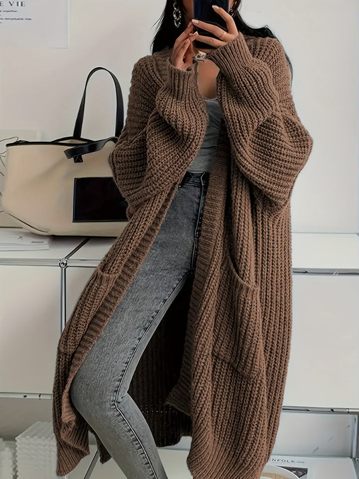 Rosalienne - Cardigan comprido com toque suave