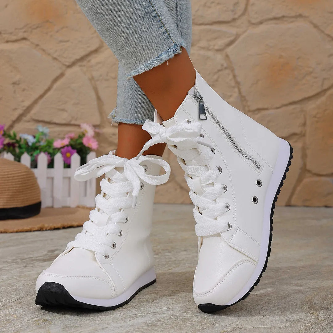 Deloriane - Botins casuais com atacadores