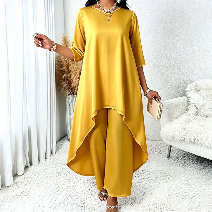 Laurivelle - Vestido longo de tamanhos grandes com toque suave
