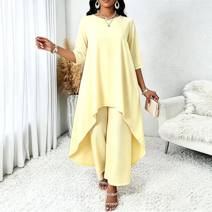 Laurivelle - Vestido longo de tamanhos grandes com toque suave