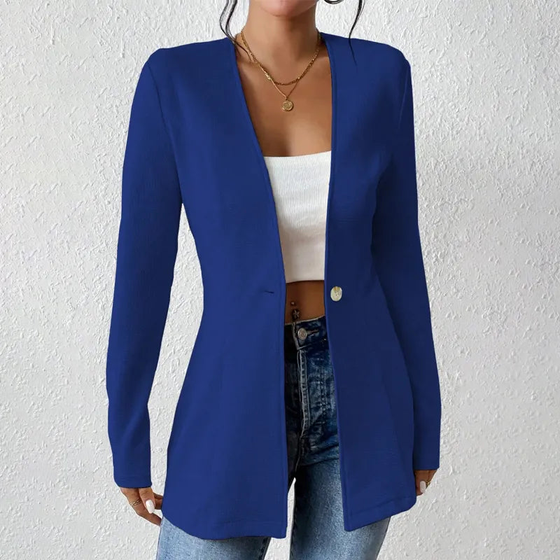Alivienne - Blazer cintado de um botão