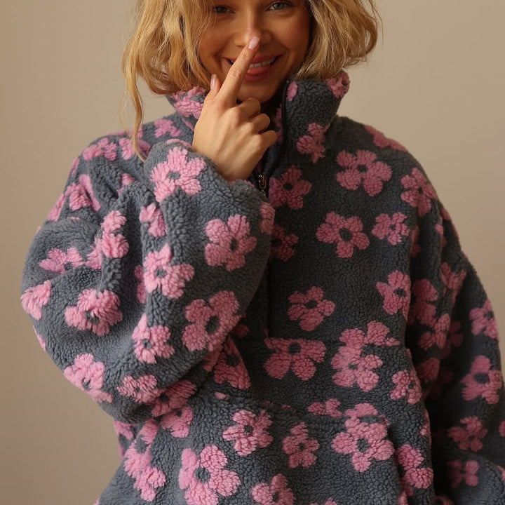 Fallon - Camisola floral de toque suave