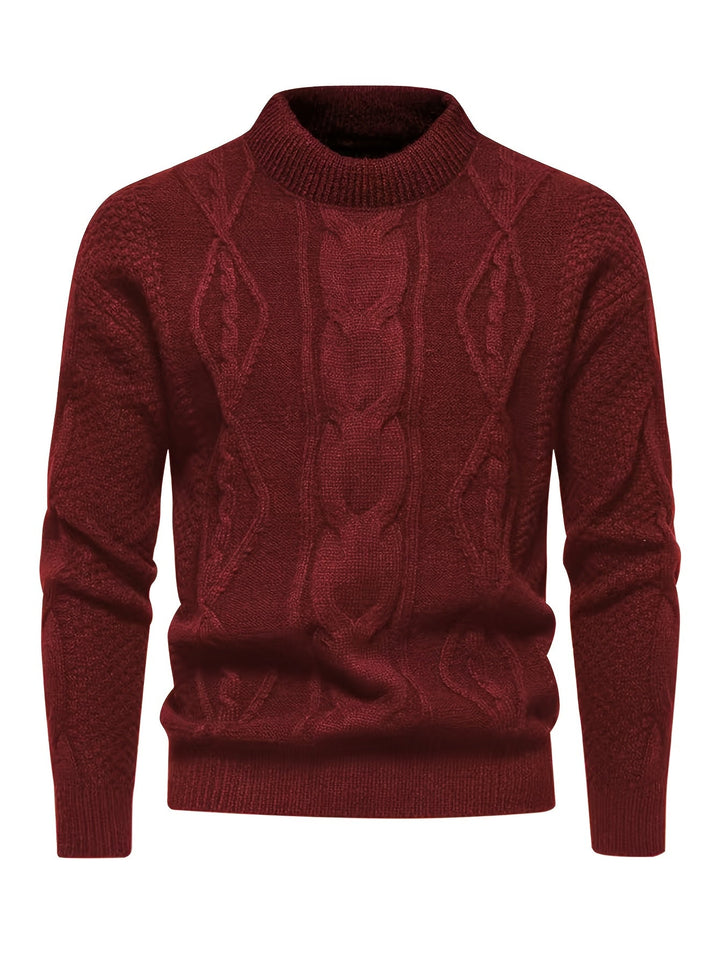 Kael - Camisola de gola alta em malha