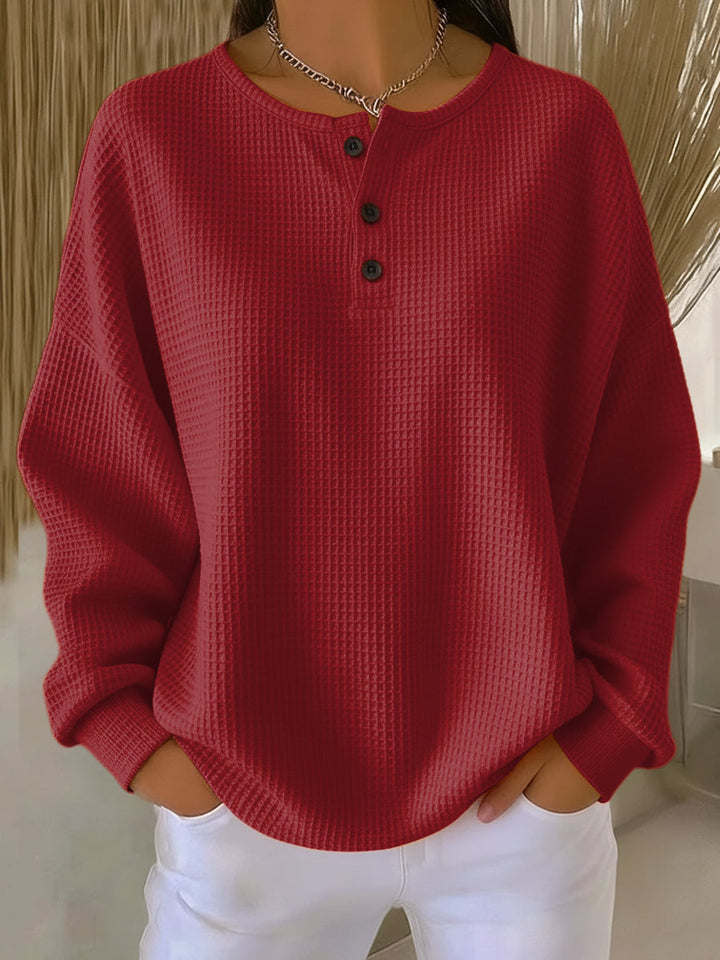 Carabelle - Camisola Henley texturada