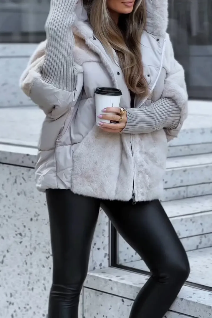 Audra - Casaco acolchoado de inverno com capuz