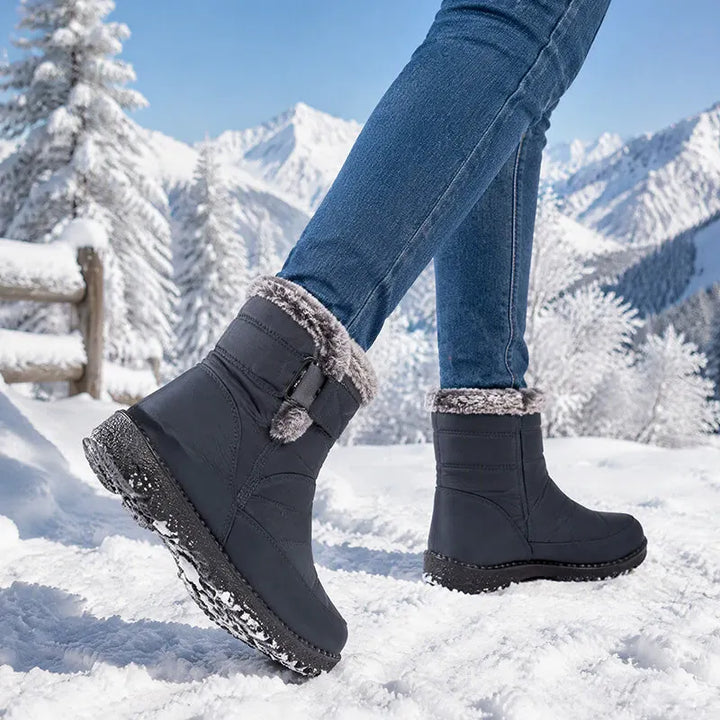 Adina - Botins de inverno com pelo