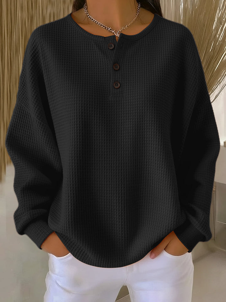 Carabelle - Camisola Henley texturada