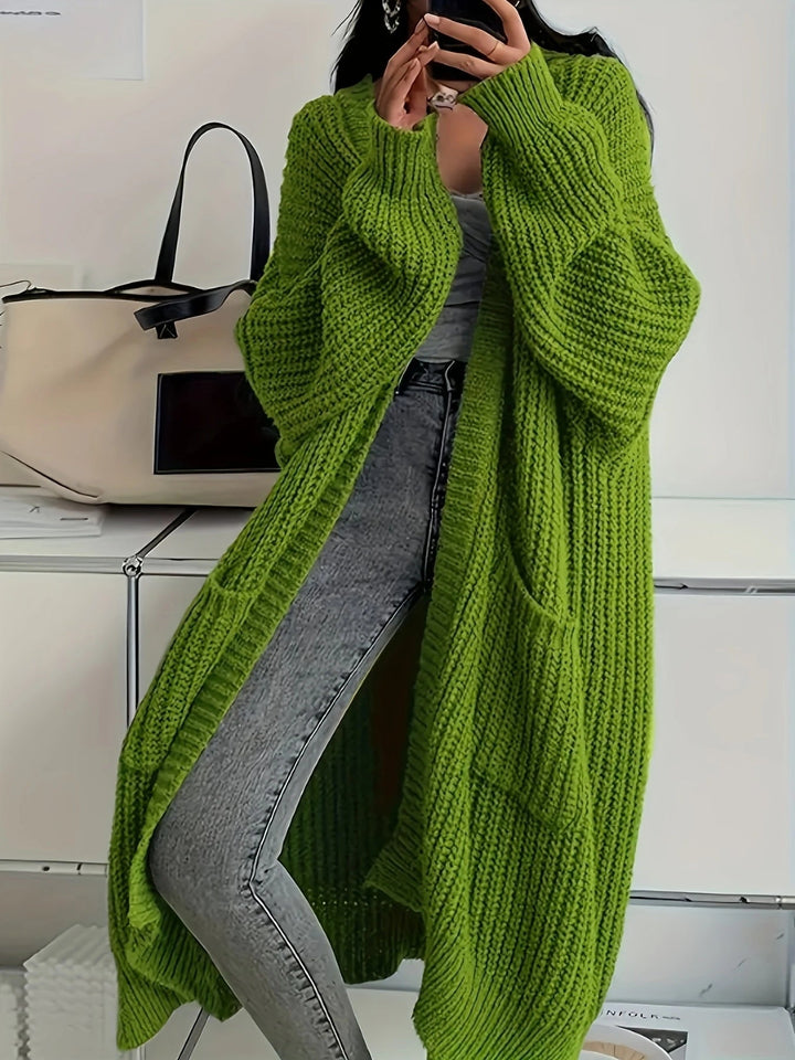 Rosalienne - Cardigan comprido com toque suave