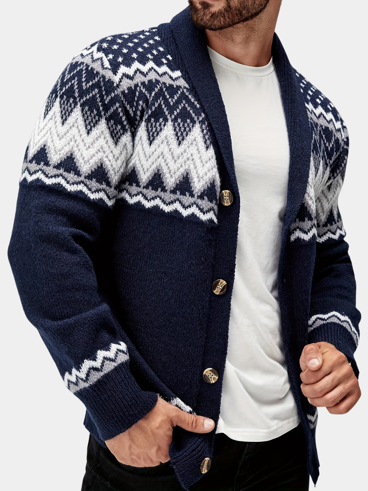 Joren - Blazer em malha texturizada