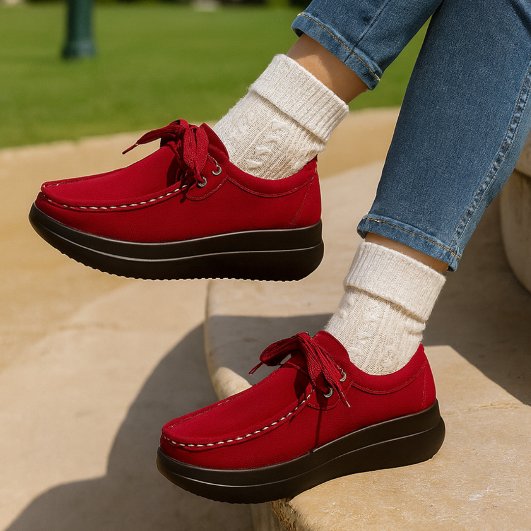 Amorelle - Sapato de conforto ortopédico acolchoado