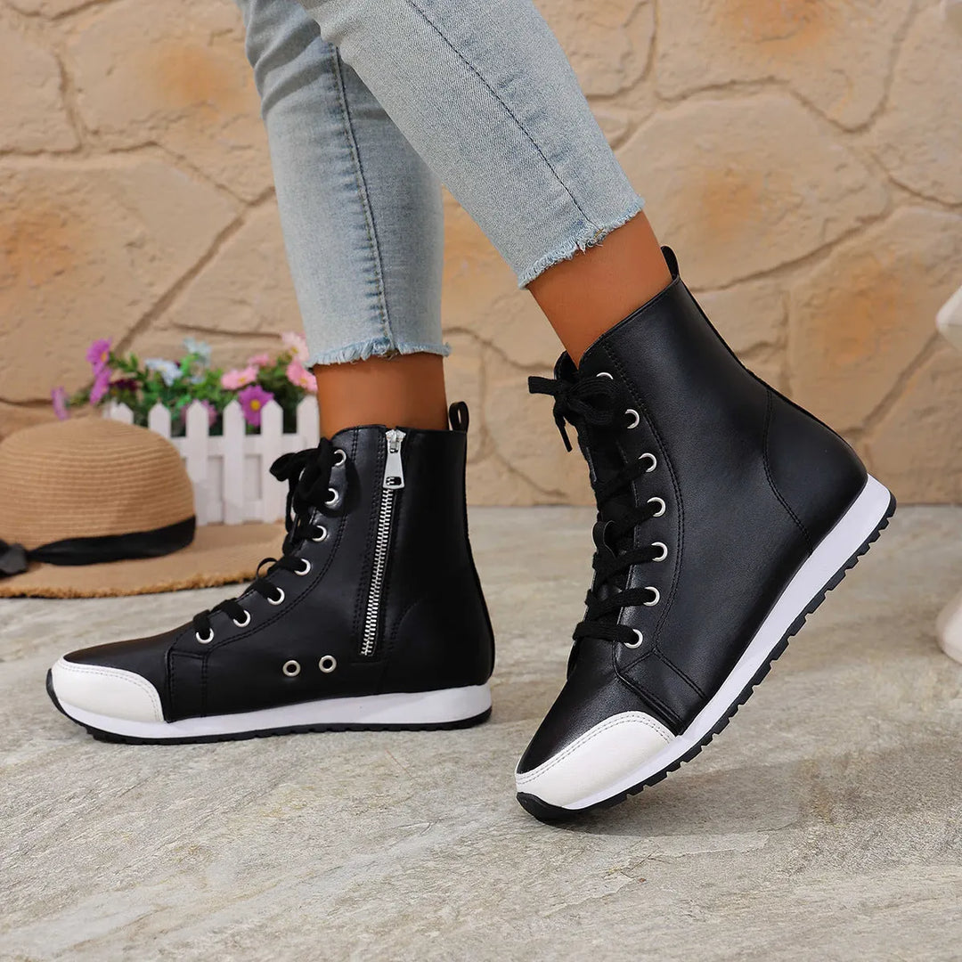 Deloriane - Botins casuais com atacadores