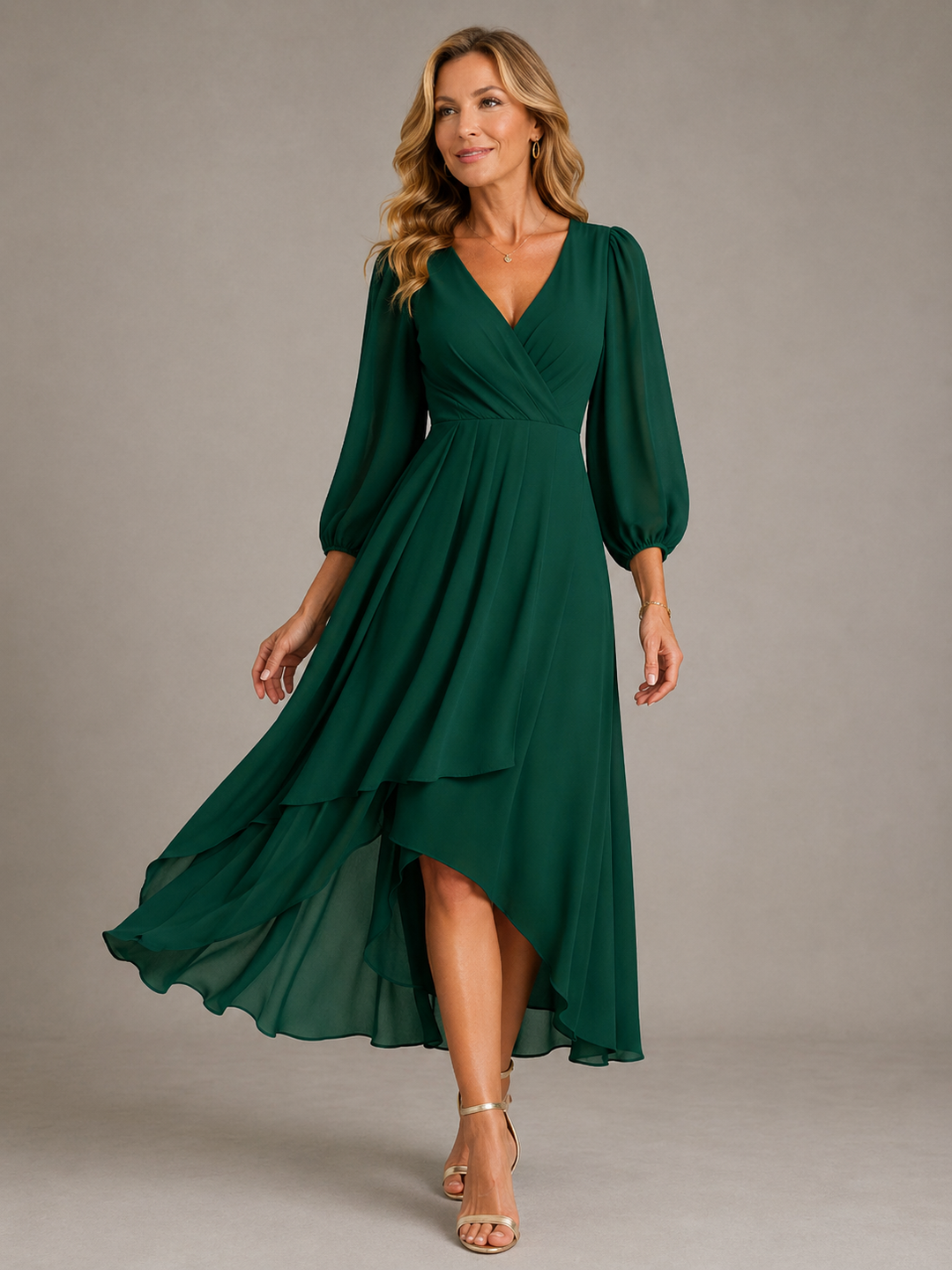 Sabriel - Vestido comprido fluido