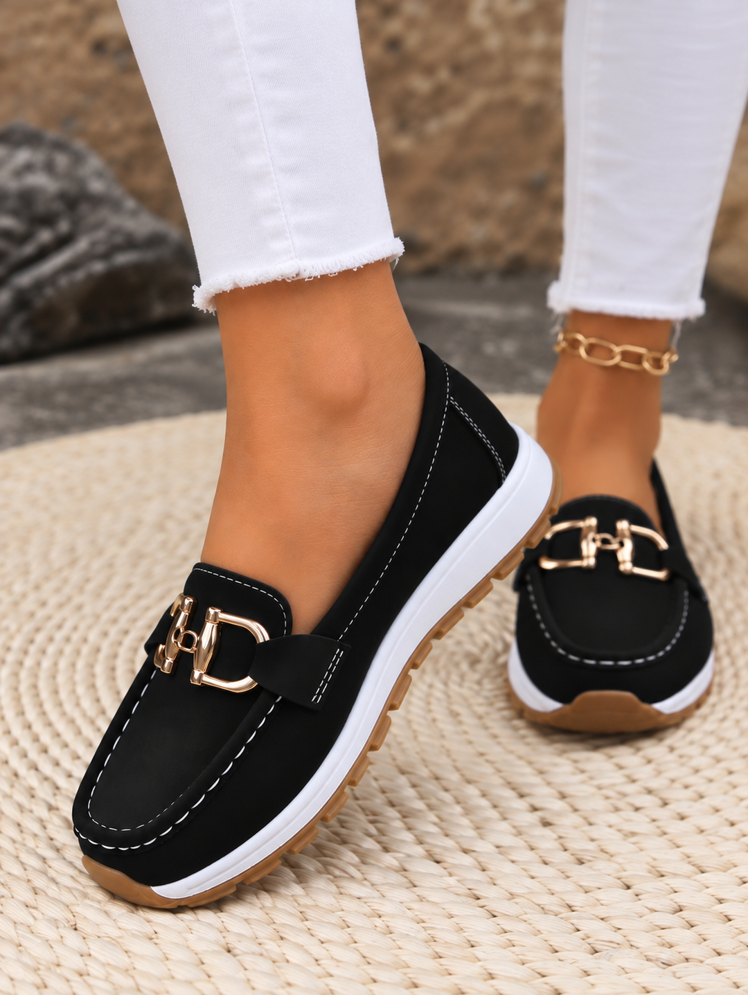 Delavyn - Mocassins premium com fivela