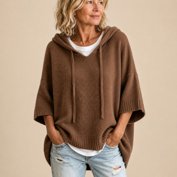 Aliza - Sweatshirt com capuz de toque suave