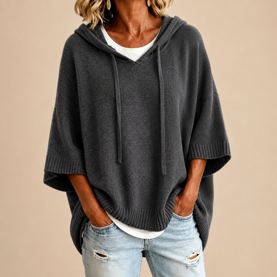 Aliza - Sweatshirt com capuz de toque suave