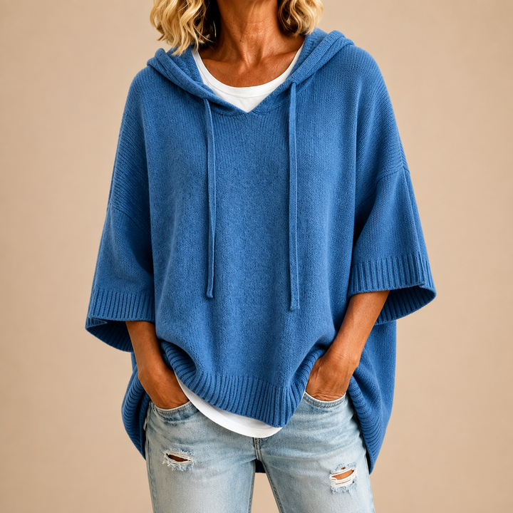Aliza - Sweatshirt com capuz de toque suave