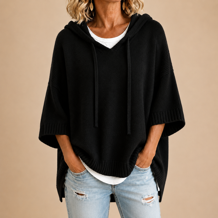 Aliza - Sweatshirt com capuz de toque suave