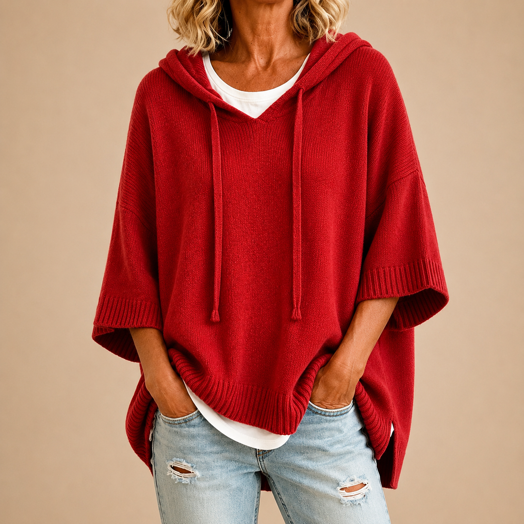 Aliza - Sweatshirt com capuz de toque suave