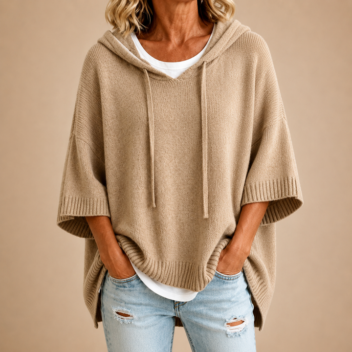 Aliza - Sweatshirt com capuz de toque suave