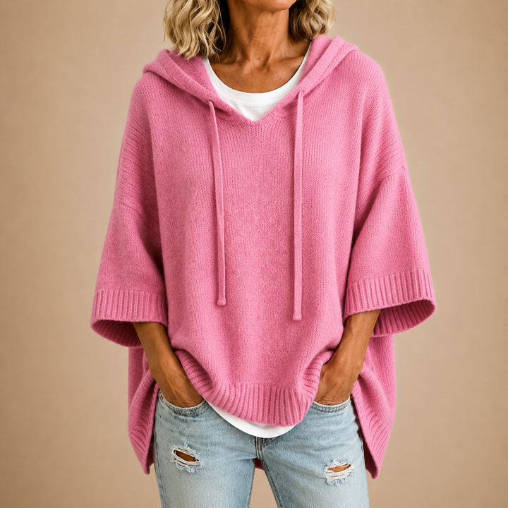 Aliza - Sweatshirt com capuz de toque suave